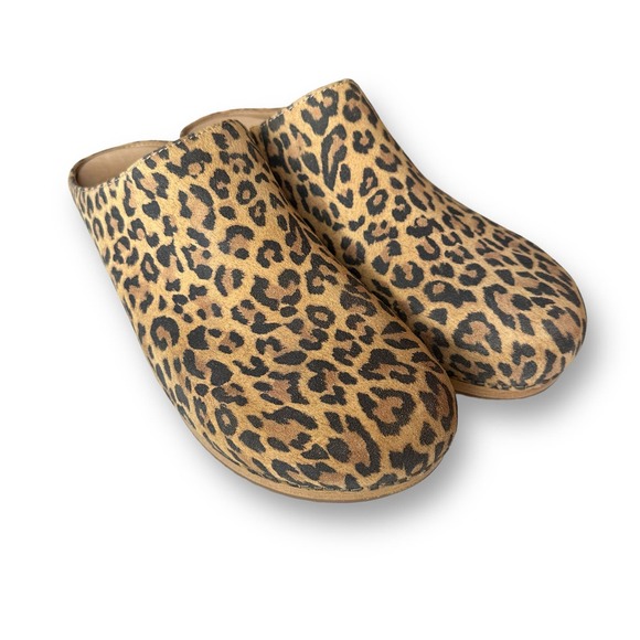 Dansko Brenda Leopard Print Mule Clogs Womens Size 41 10.5 11 Shoes - Picture 4 of 8